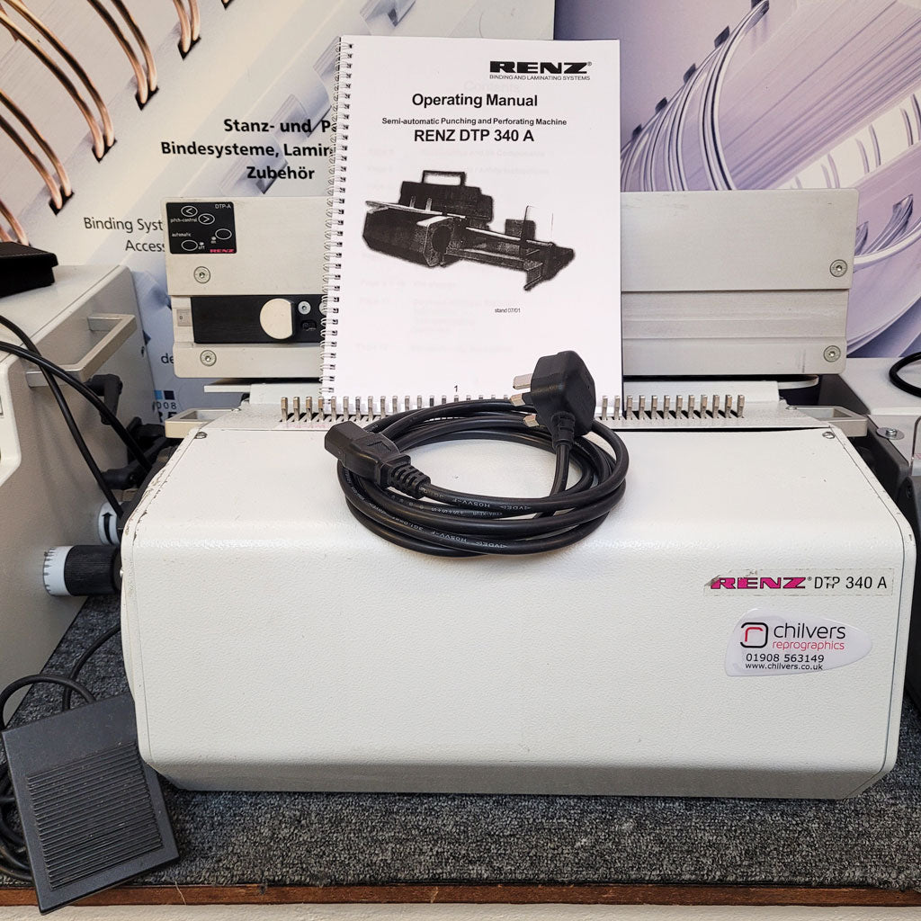 Used / Pre-owned Renz DTP-340A 2:1 Wire Binder