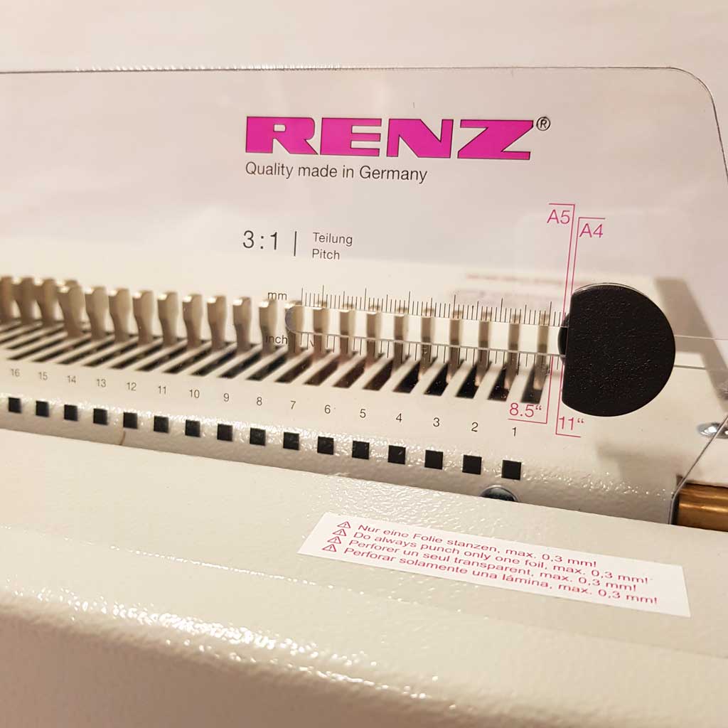 Renz DTP-340M Wire Binder