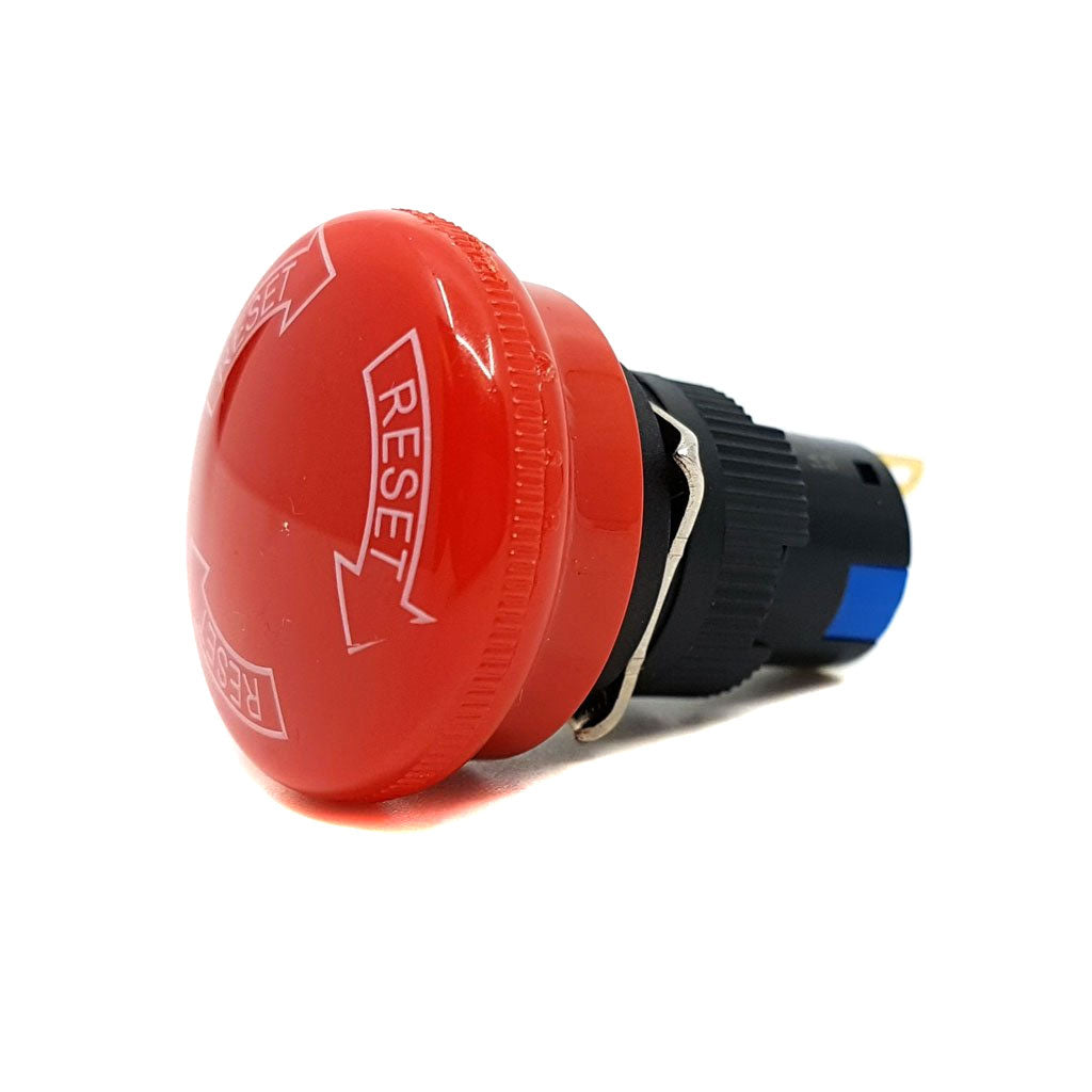 Warrior Electric Round Corner Reset Button - Chilvers Reprographics
